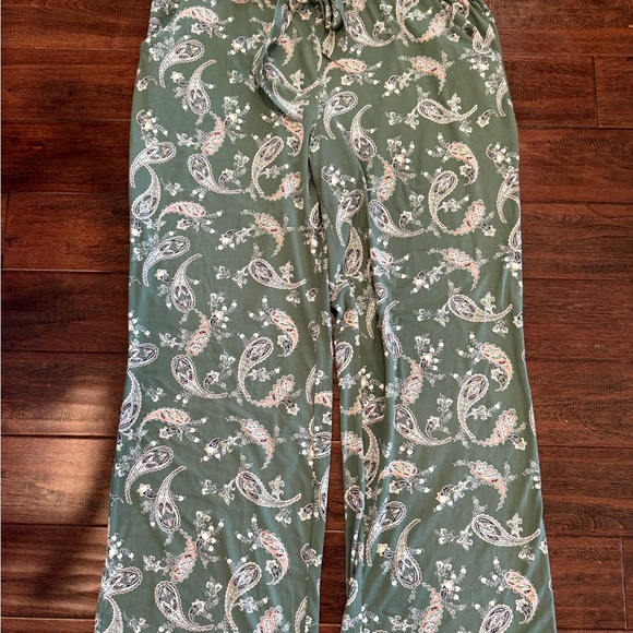 Cato Olive Paisley Print Pants 18/20 - Picture 2 of 7